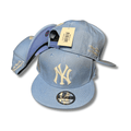 New York Yankees 9FIFTY Light Blue with Embroidered Details Snapback Cap