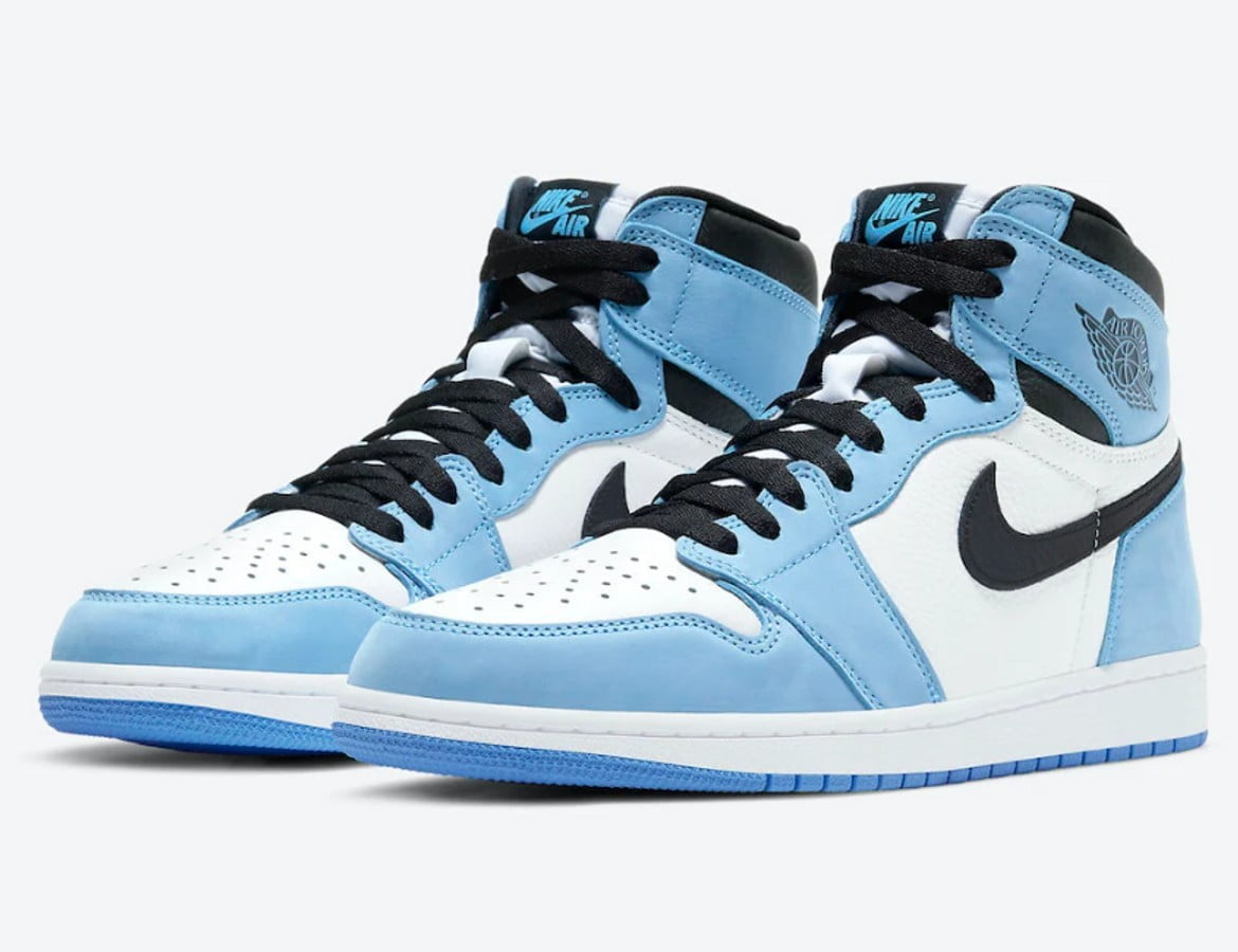Air Jordan 1 High University Blue 555088 Sneakers