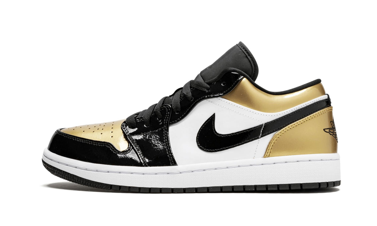 Air Jordan 1 Low Gold Toe Sneakers