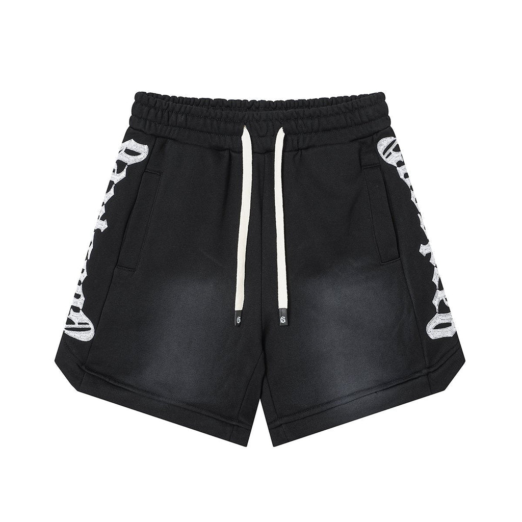 Godspeed Washed Drawstring Shorts — front