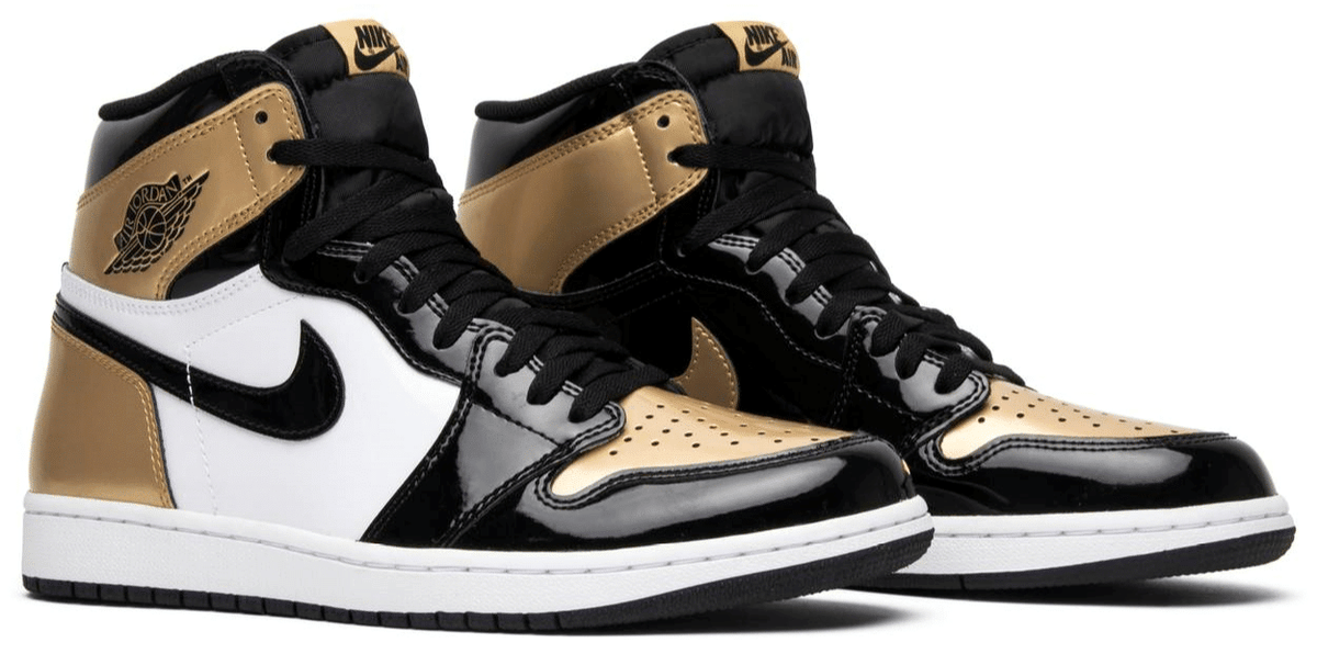 Jordan 1 Retro High NRG Gold Toe Sneakers