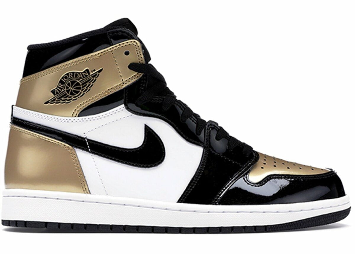Jordan 1 Retro High NRG Gold Toe Sneakers