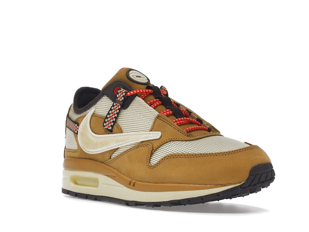 Nike Air Max 1 Travis Scott Cactus Jack Wheat Lemon Drop Sneakers